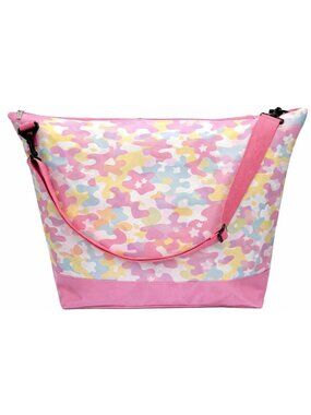 Iscream Rainbow Camo Weekender Bag Overnight Travel Summer Duffle Sleepover Bag